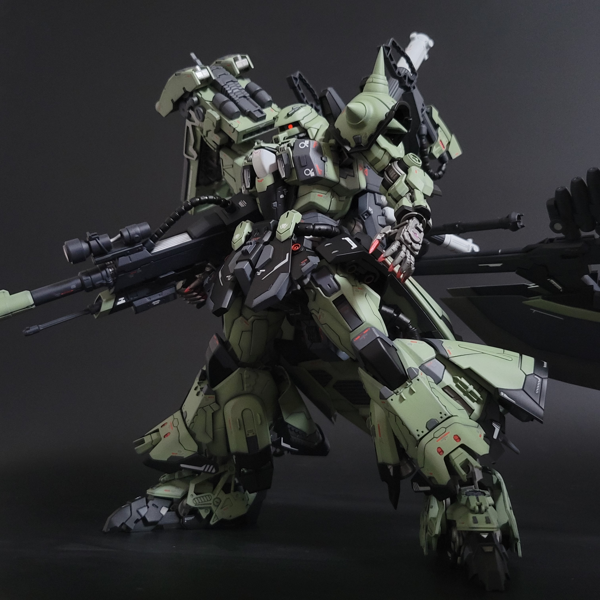 高性能型ザクⅢ｜蚊鳥さんのガンプラ作品｜GUNSTA（ガンスタ）