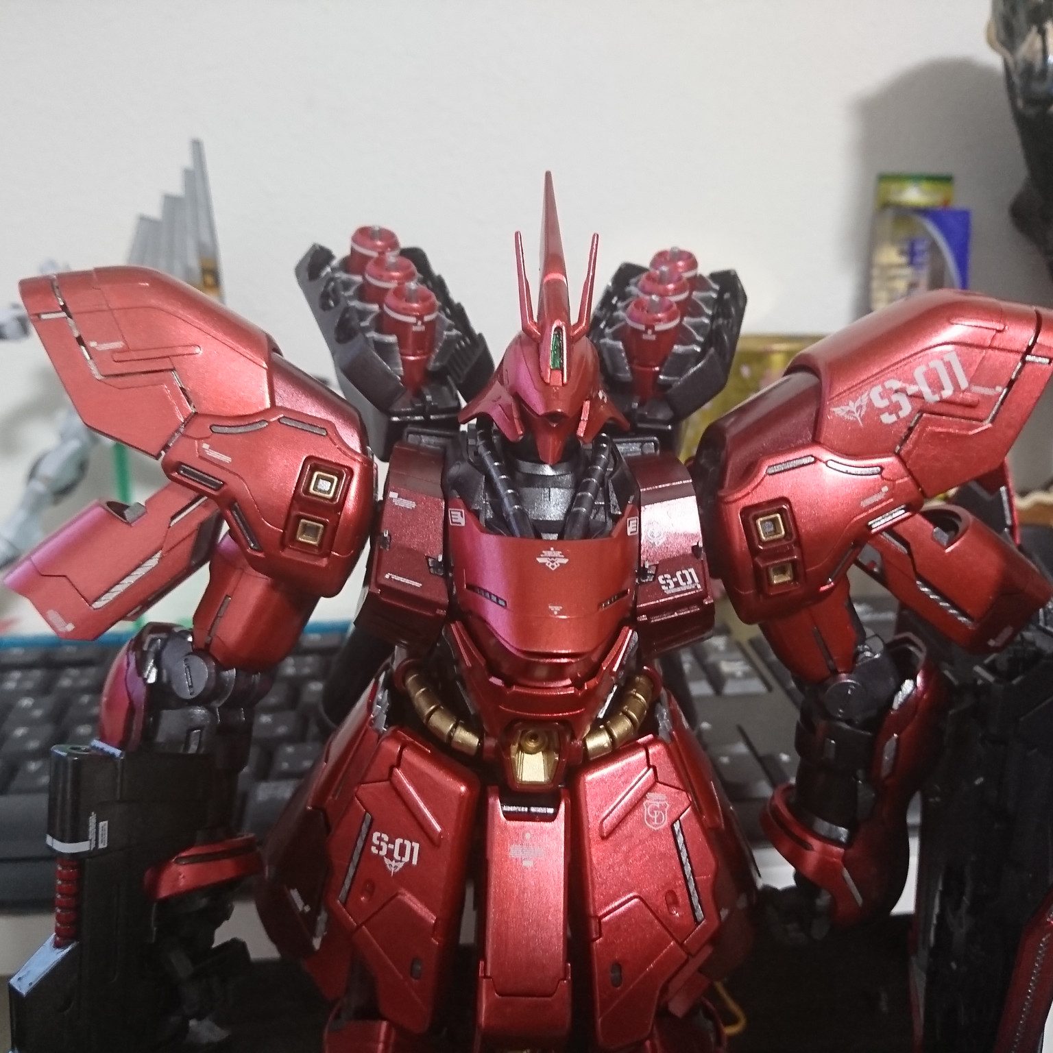 mg サザビーver ka 筆塗り全塗装｜馬糞太郎さんのガンプラ作品｜GUNSTA