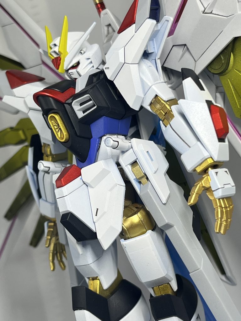 全塗装】HGCE マイティーストライクフリーダムガンダム｜あかばんさん