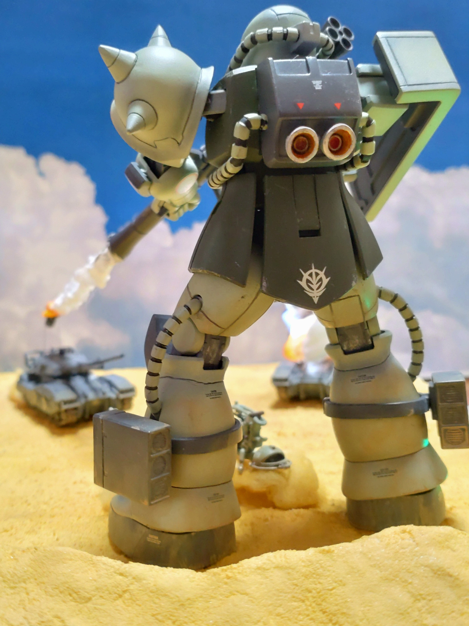 HG MS-06 ZAKU THE GROUND WAR SET｜む〜たんさんのガンプラ作品