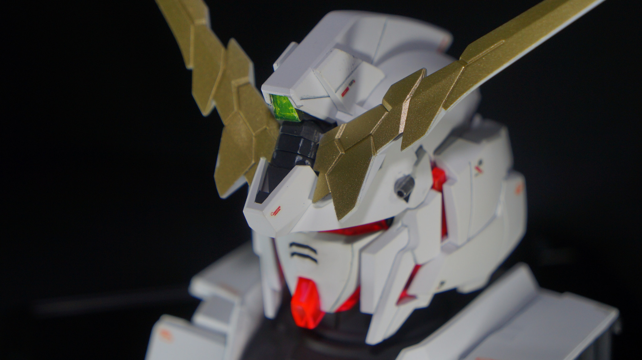 GUNSTA開始から2年】1/48 ユニコーンガンダム ヘッドディスプレイ