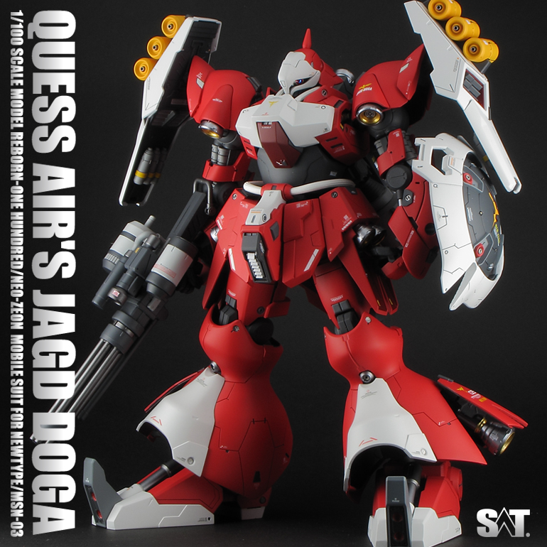 RE/100 QUESS AIR'S JAGD DOGA｜SATさんのガンプラ作品｜GUNSTA