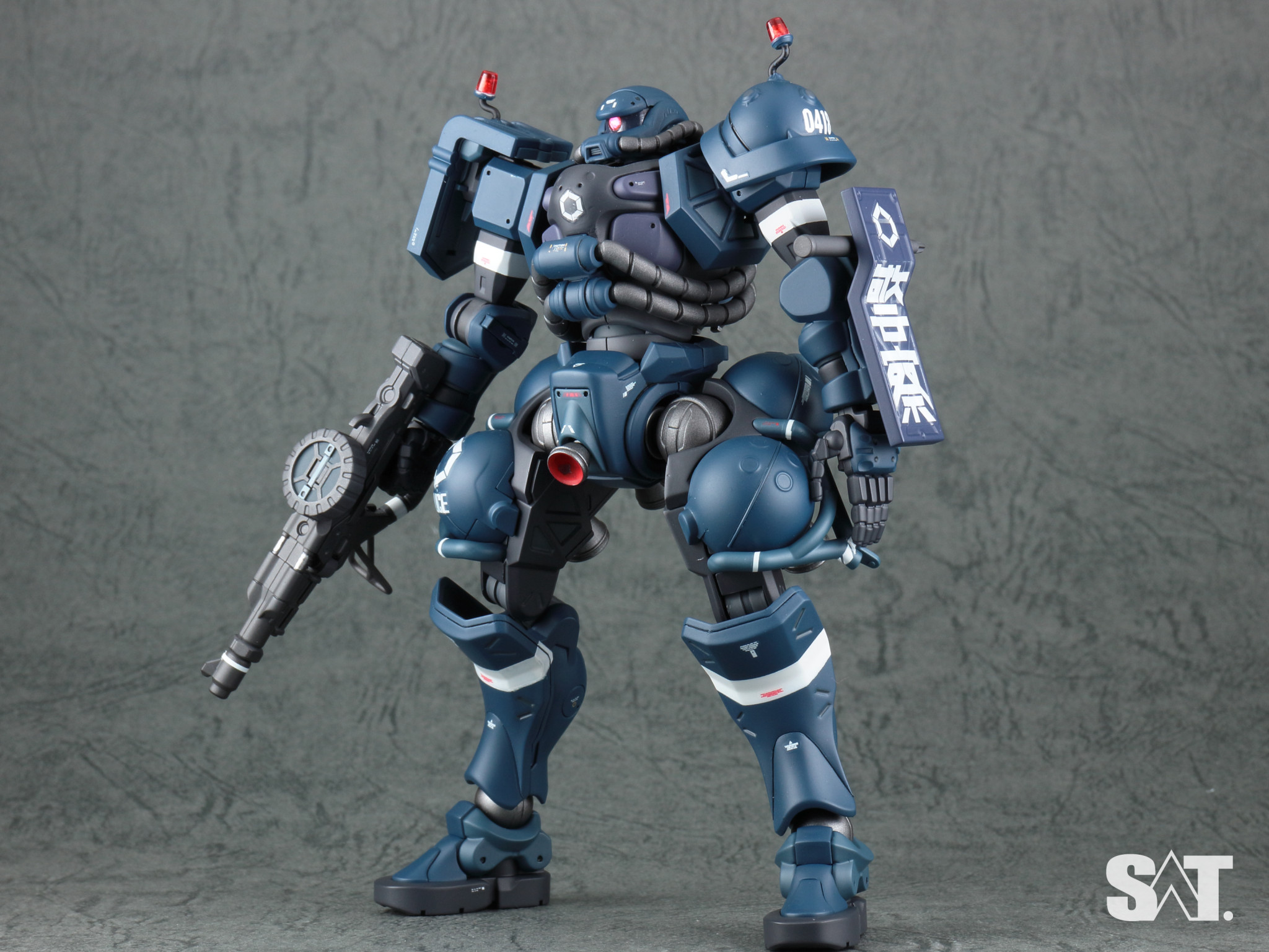 HG 1/144 軍警ザク/POLICE ZAKU｜SATさんのガンプラ作品｜GUNSTA
