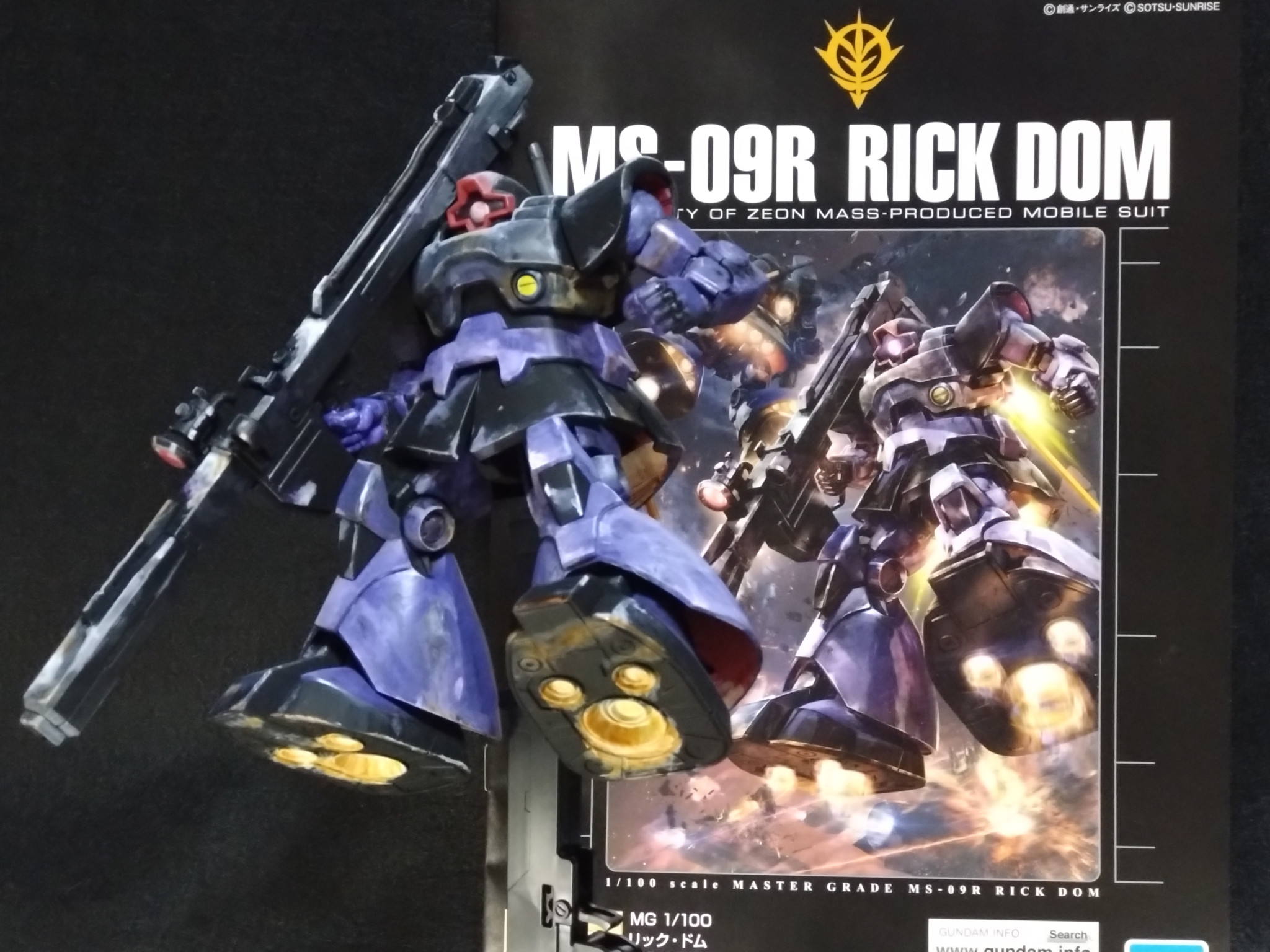 HGだけどMGボックスアート風リックドム｜ape100さんのガンプラ作品