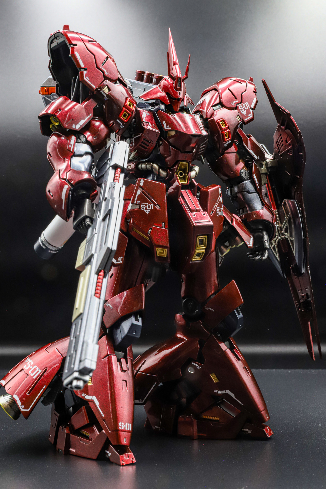 RGサザビー LED電飾｜ごろさんのガンプラ作品｜GUNSTA（ガンスタ）