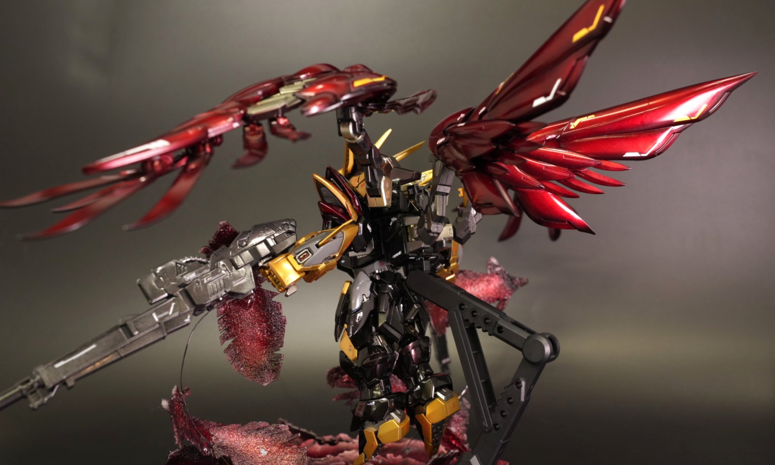 MGSD ウイングガンダムゼロリベリオン -堕天-｜@Zaki_0078さんの
