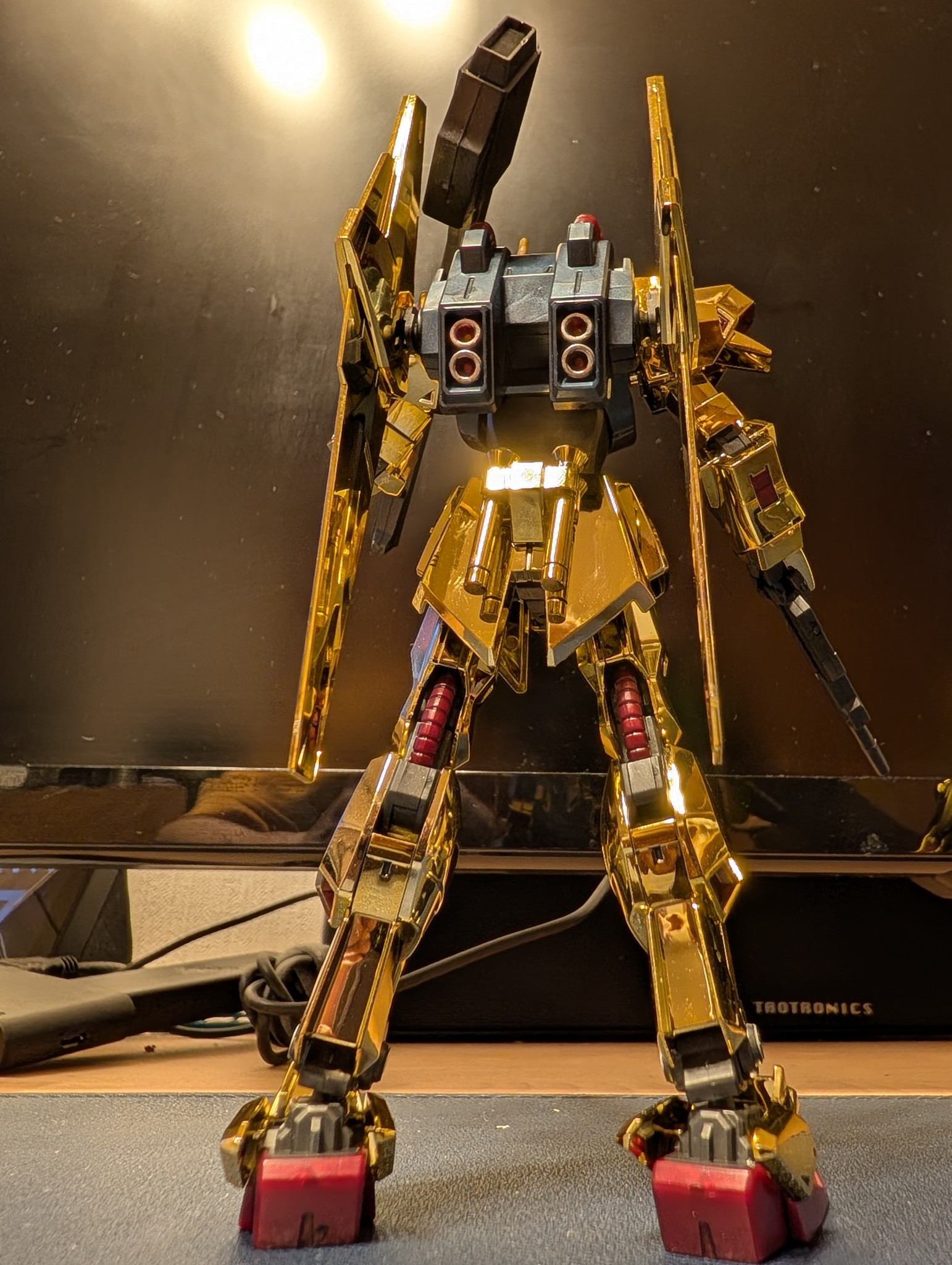 HG デルタガンダム＆百式ゴールドコーティング｜karubi29さんの