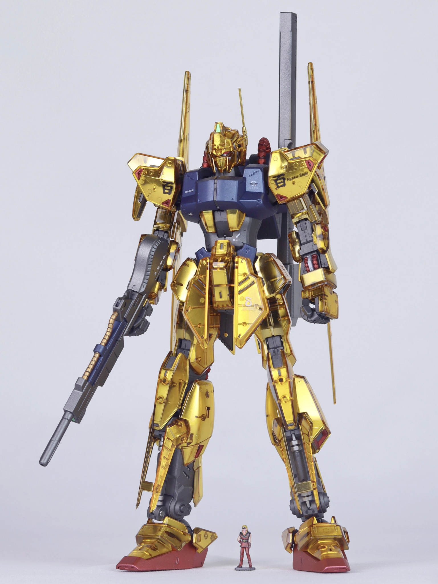 ガンダムベース限定 MG百式 Ver.2.0 [メカニカルコアメッキ
