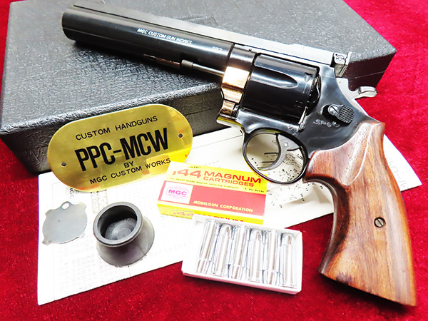 MGC .44 MAGNUM PPCカスタム ラウンドバレル リボルバー 6インチ 紫檀