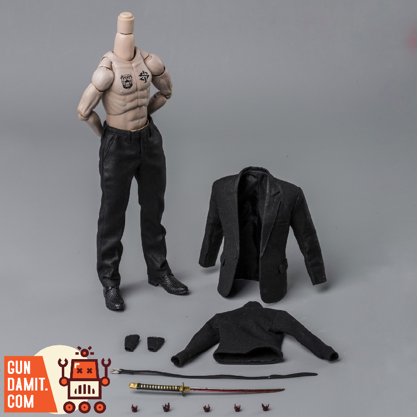 DAMTOYS 1/6 GK028B Gangsters Kingdom Diamond 8 Suit w/ Accessories
