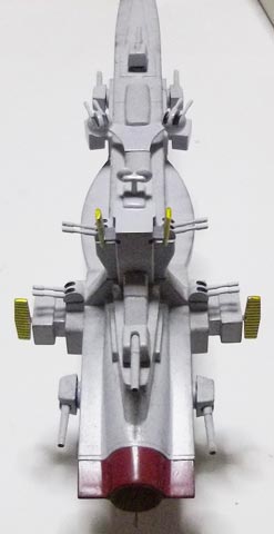 旧キット・1/1200巡洋艦サラミスの作り方。ガンプラ120%!