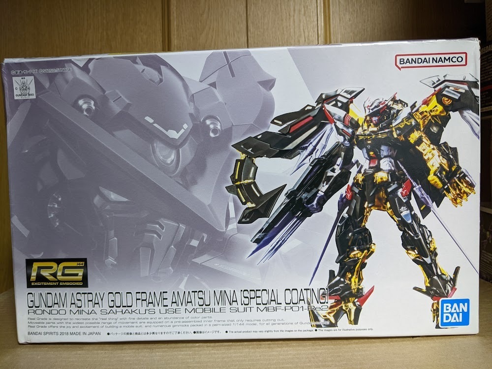 1/144 RG ガンダムアストレイ ゴールドフレーム天ミナ[スペシャル