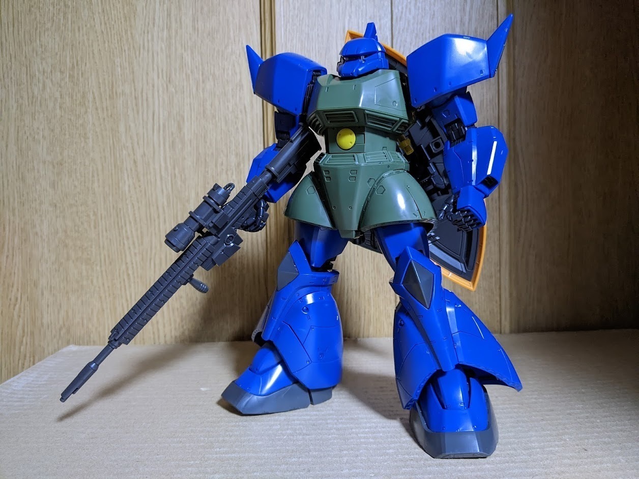 1/100 MG アナベル・ガトー専用ゲルググ Ver.2.0: ちょっと作りすぎた