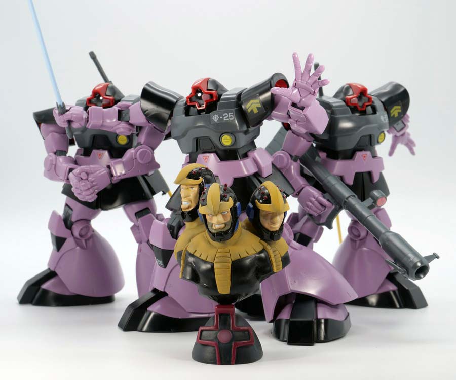 ガンプラ】HGUC 1/144 トリプルドムセット レビュー | ポッチのガンプラ＋