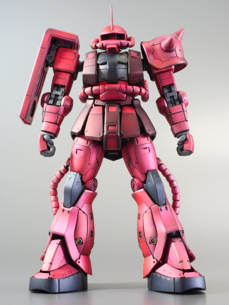 RG シャアザク マットキャンディ塗装 | ガンプラエフェクトblog