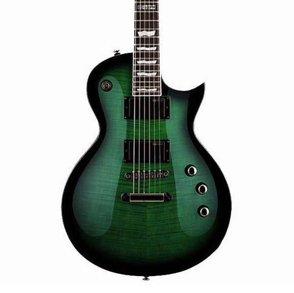 LTD EC-330FM See Thru Green Sunburst (2013) – Guitar Compare