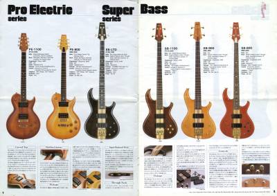 アリアプロII ギターカタログ 1990