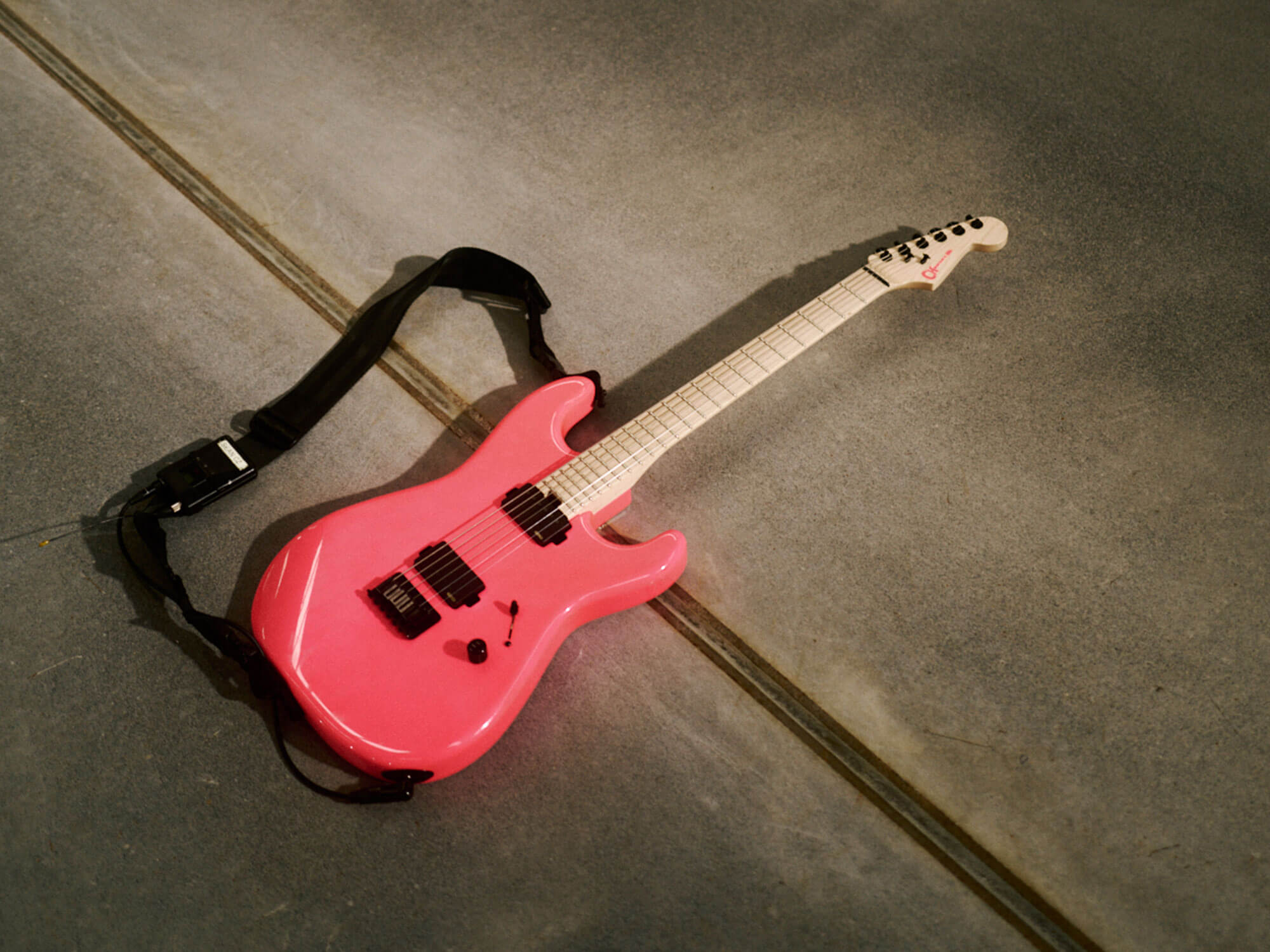 Sean Long's new Neon Pink Charvel signature model might secretly