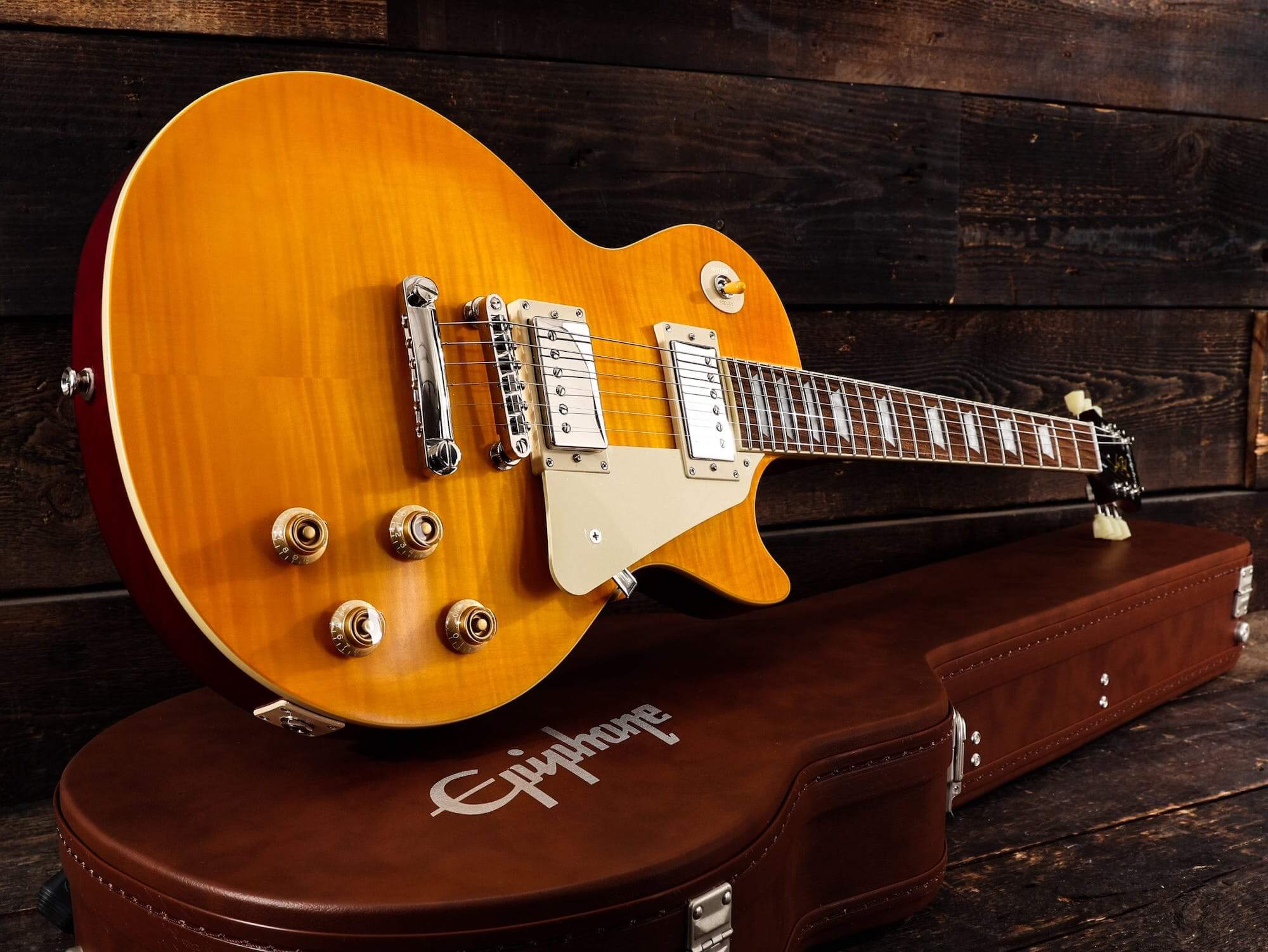 Epiphone 1959 Les Paul Standard Aged Lemon Burst review – a rock