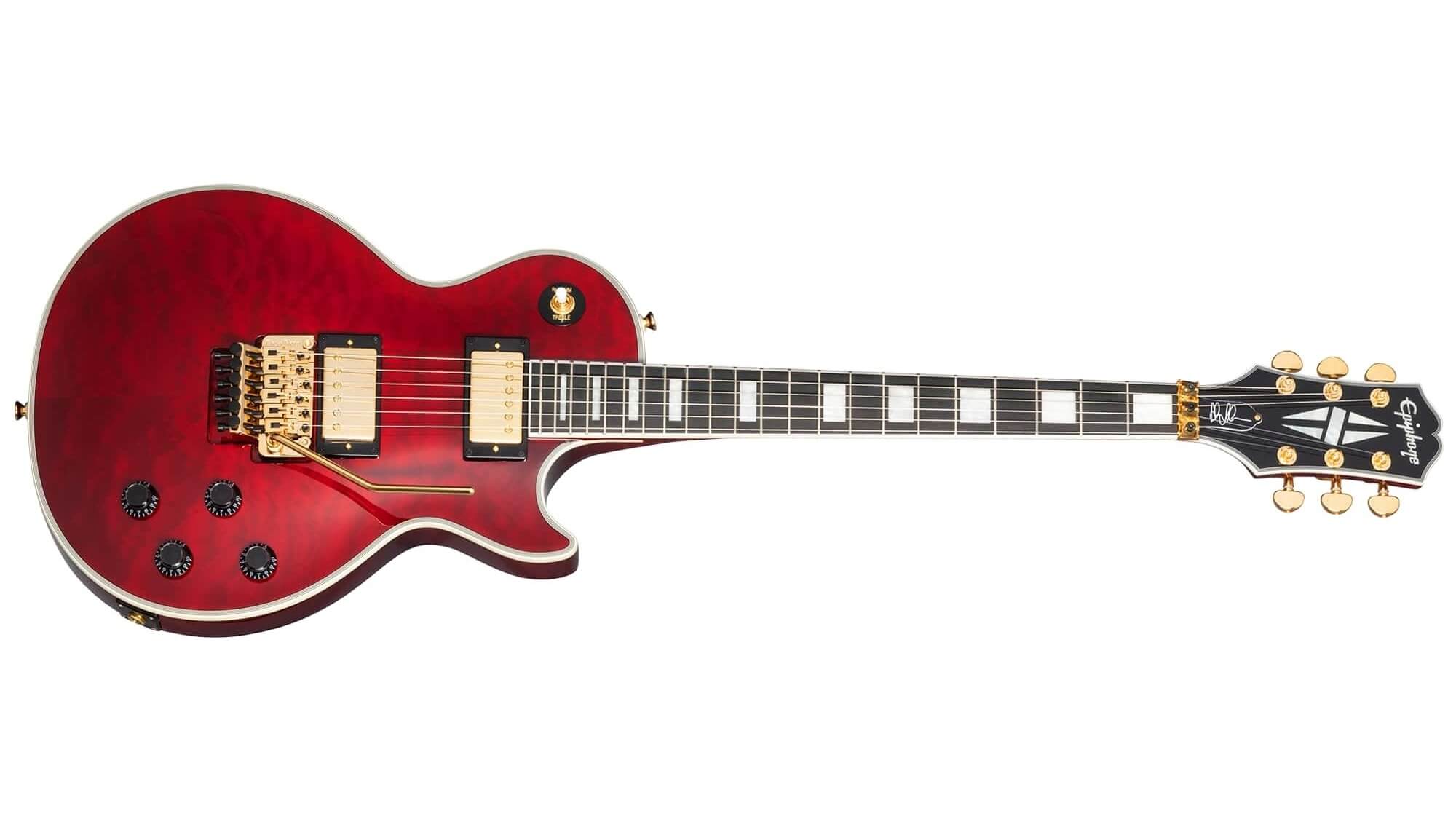 Epiphone unveils new Alex Lifeson Les Paul Custom Axcess
