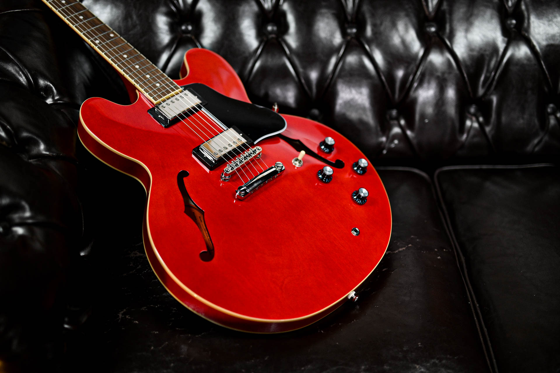 Epiphone Inspired by Gibson ES-335 in Cherry - Guitar Gear Giveaway