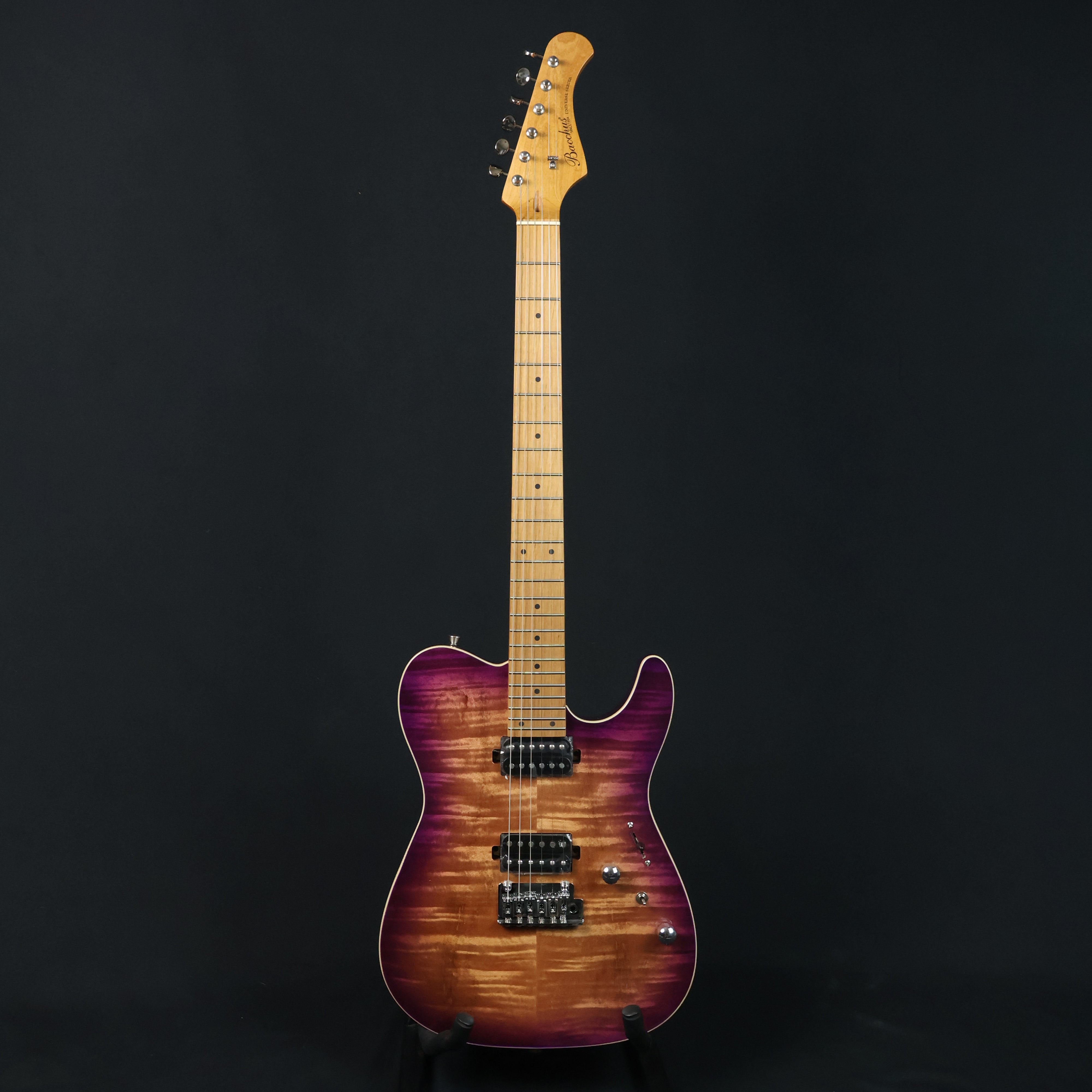 Bacchus TAC24 FMH-RSM/M Roasted Maple Fretboard, Flame Mahogany
