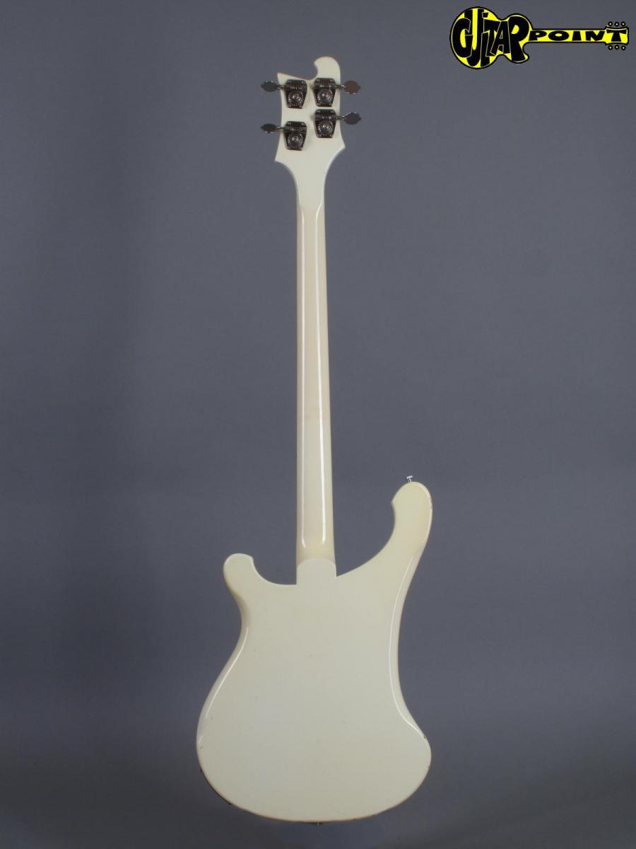 1978 Rickenbacker 4001 Bass – Tuxedo White – GuitarPoint