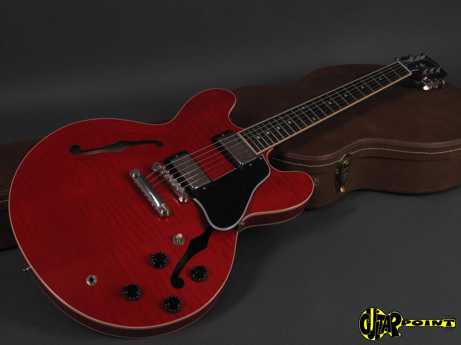 2001 Gibson ES-335 DOT Flametop – Cherry – GuitarPoint