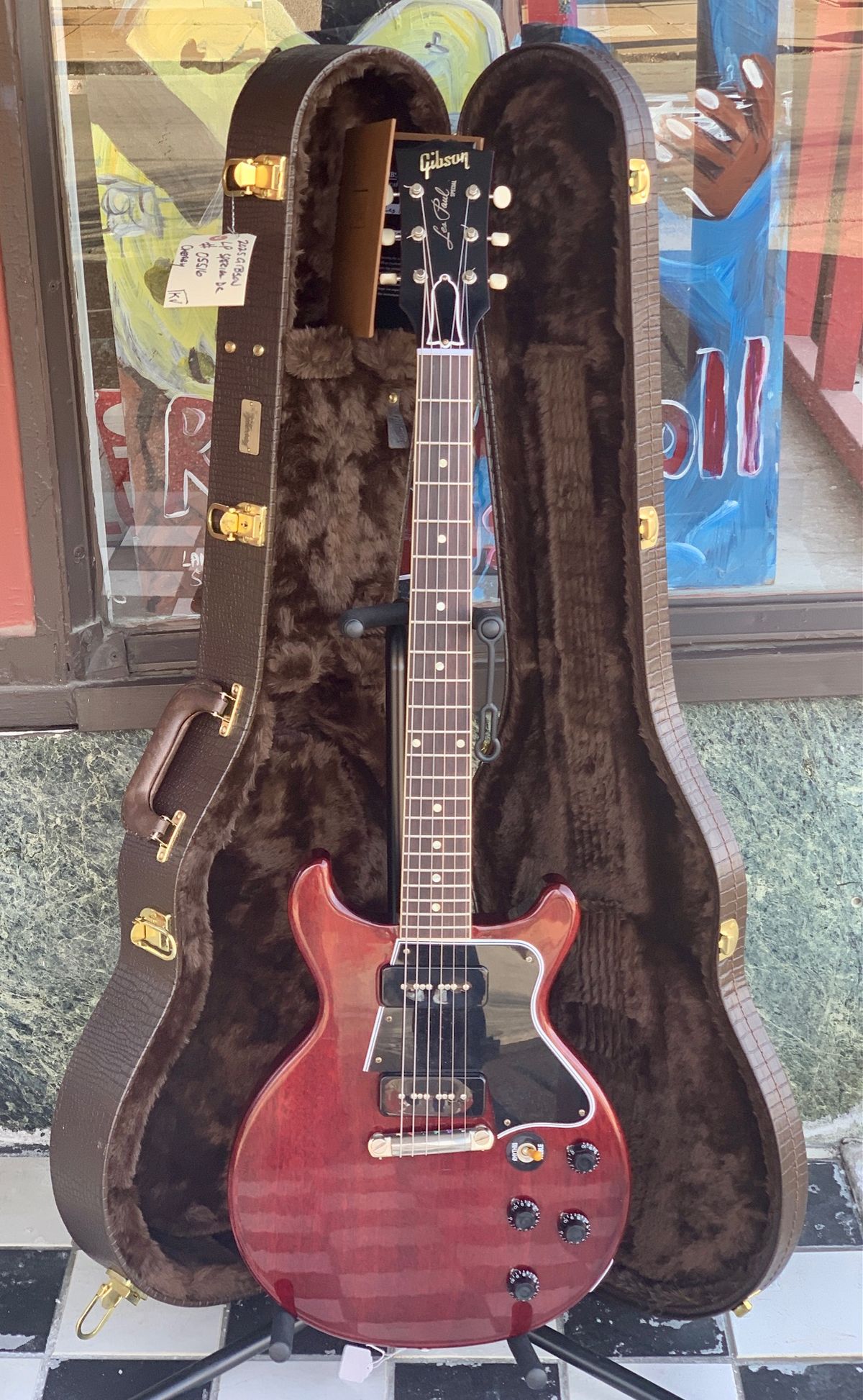 ✴︎qanuta　Gibson Les Paul Special DC Gibson Les Paul Special Tribute DC - blue stain Double cut