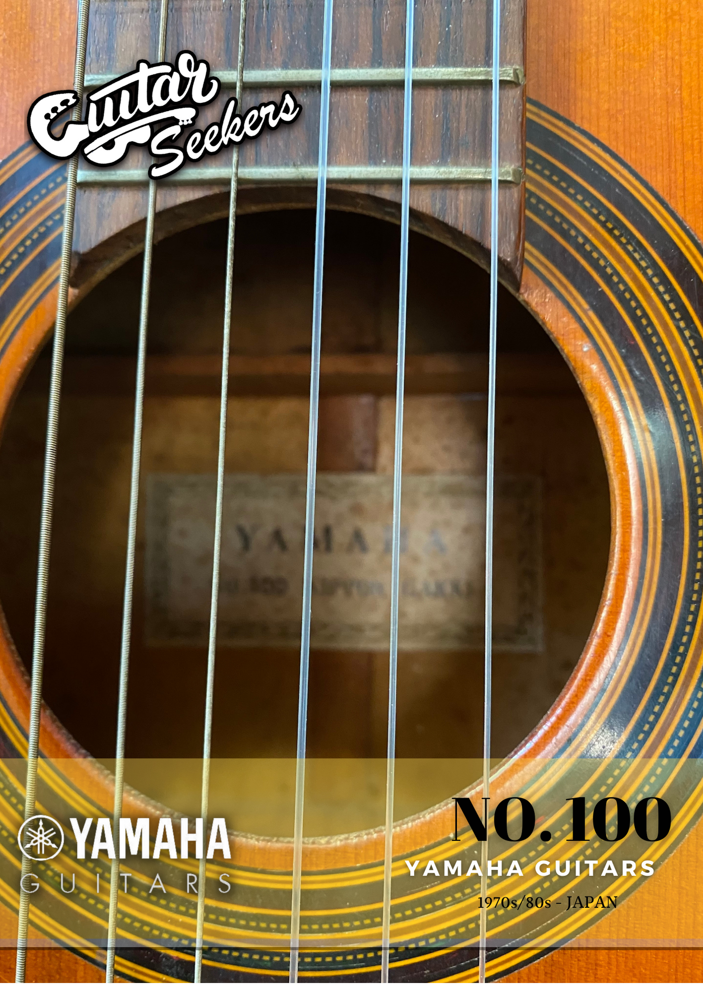 Yamaha No. 100 – Acoustic Guitar – 60s Vintage – Japan – Guitar