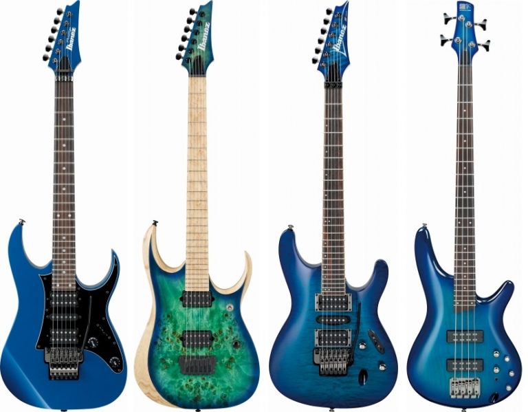 エレキギター】この夏はブルーで勝負！Ibanezより限定ブルーカラーの