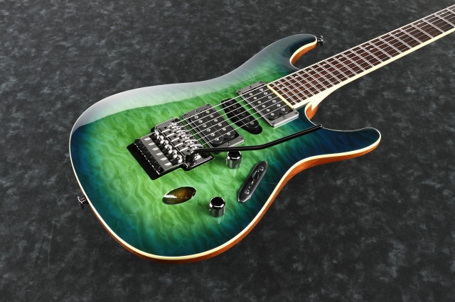 エレキギター】Ibanez キルト ＆ 鱗状紋 、そして7弦。Prestige “S