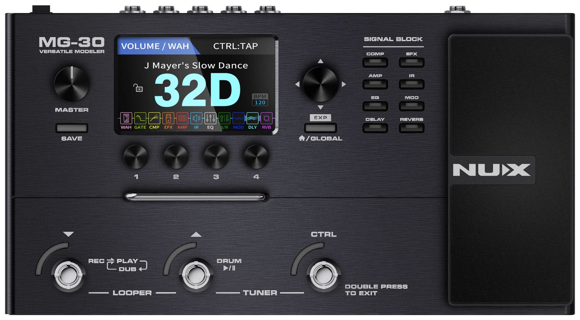 エフェクター】NUX MG-30｜著名ギタリスト作成のパッチも収録された