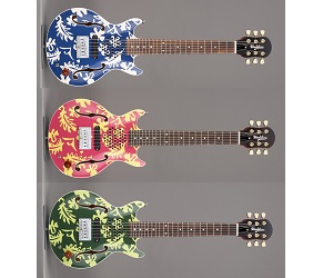 ミニエレキギター】横山健プロデュースブランド”Woodstics”からアロハ