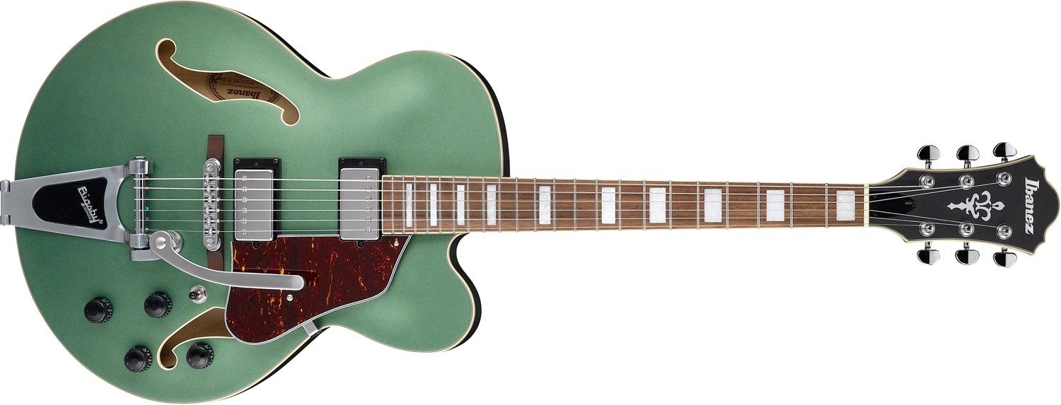 エレキギター】-Ibanez-Bigsby搭載”Artcore”フルホロウモデル、ホロウ