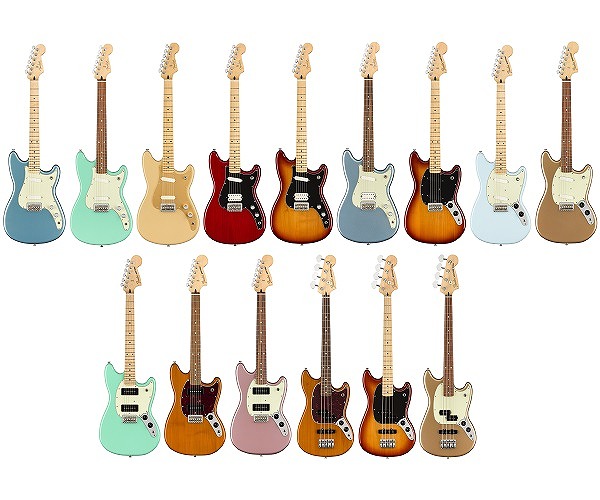 エレキギター・ベース】-Fender-「Playerシリーズ」に5種類のOffset