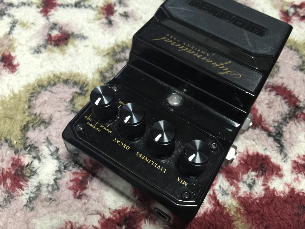 DIGITECH デジテック Supernatural Ambient Verbの目盛が見づらいので