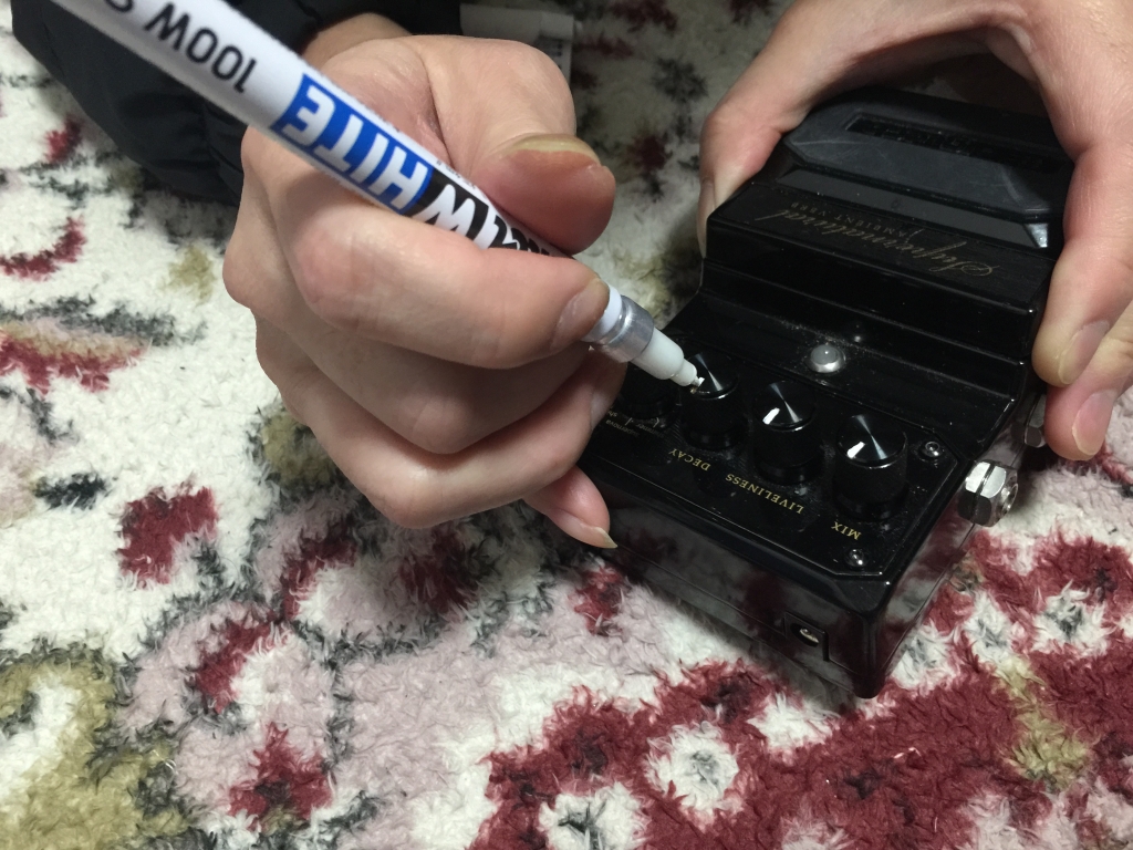 DIGITECH デジテック Supernatural Ambient Verbの目盛が見づらいので