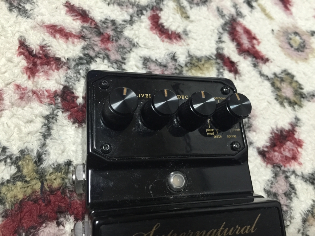 DIGITECH デジテック Supernatural Ambient Verbの目盛が見づらいので