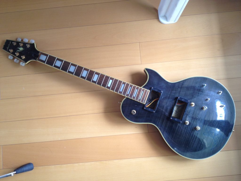 ARIA PRO II PE 大改造レストア 第一週目 | ギターのカスタマイズ