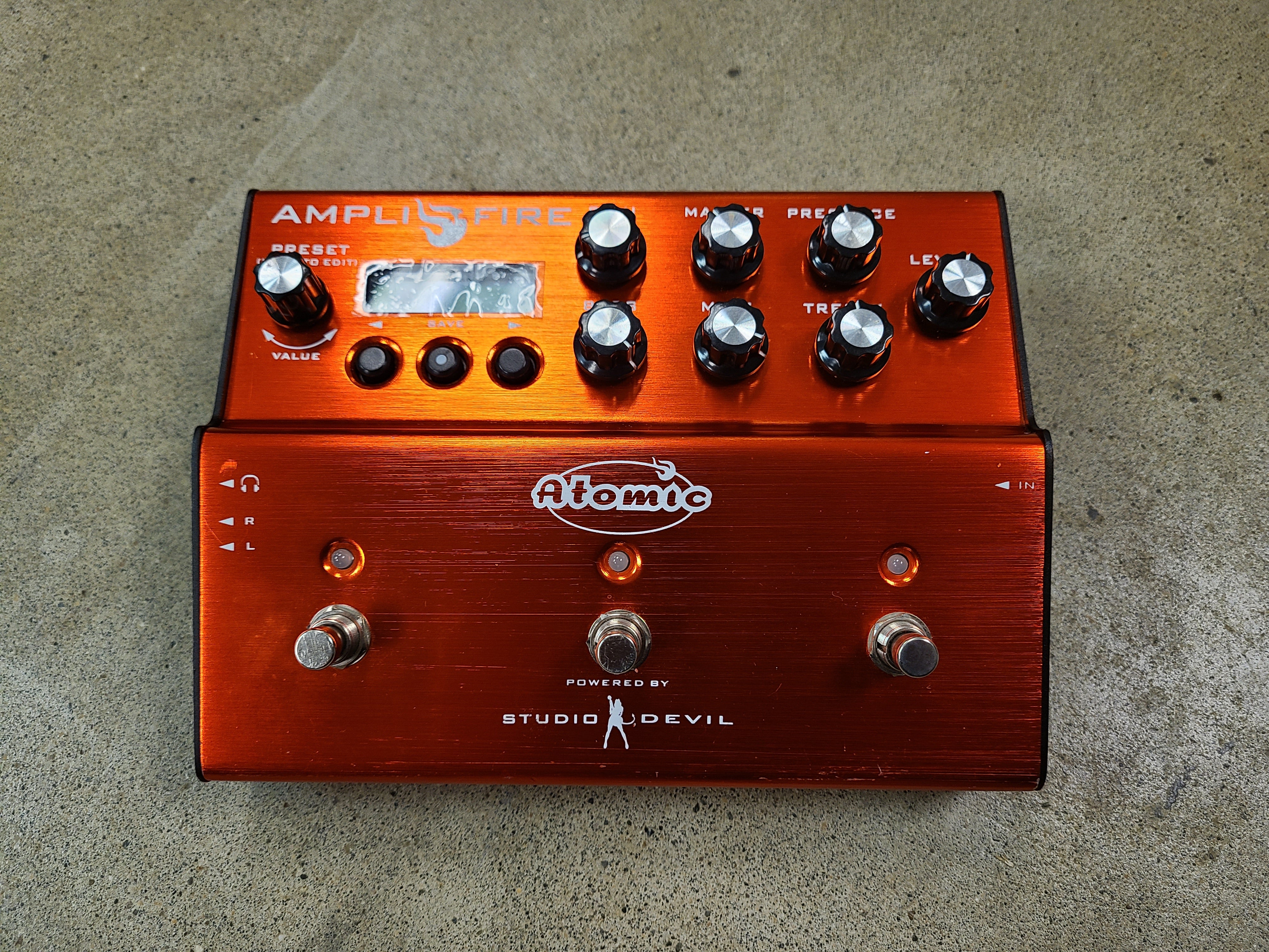 USED Atomic AmpliFIRE 3 Amp Sim & Multi-FX Pedal – Guitar Brando