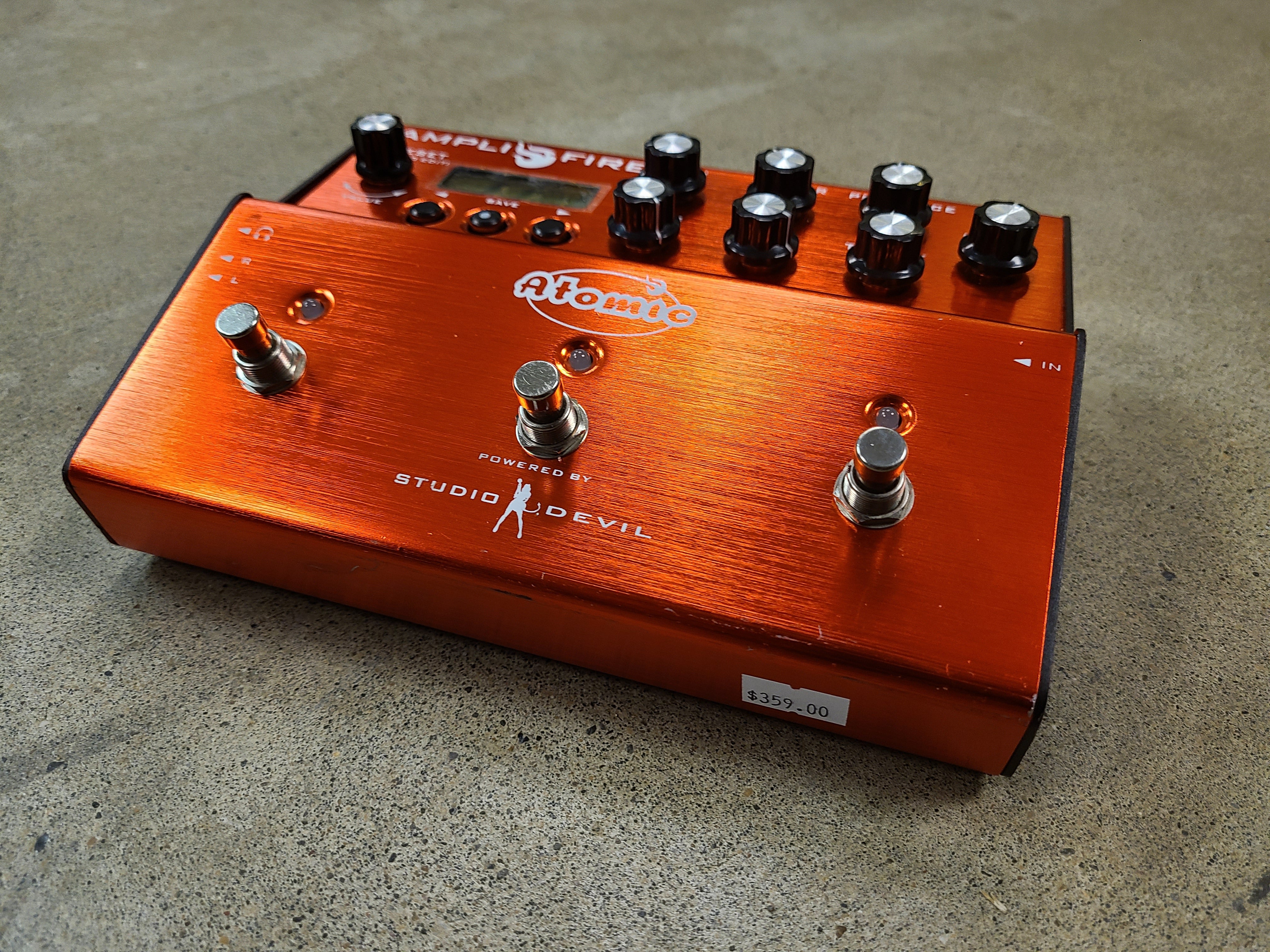 USED Atomic AmpliFIRE 3 Amp Sim & Multi-FX Pedal – Guitar Brando