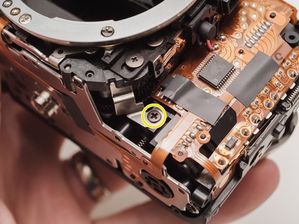 Pentax ZX-5n Mirror Drive Lever Replacement - iFixit Repair Guide