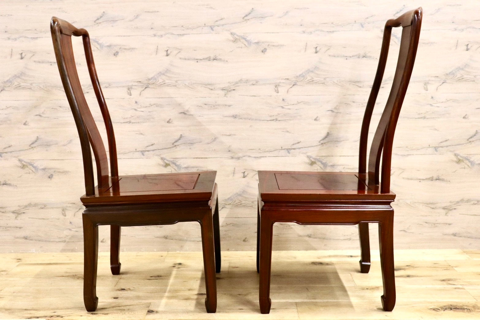 GMHH157D○唐木家具 ダイニングチェア 食卓椅子 アームチェア 花梨材