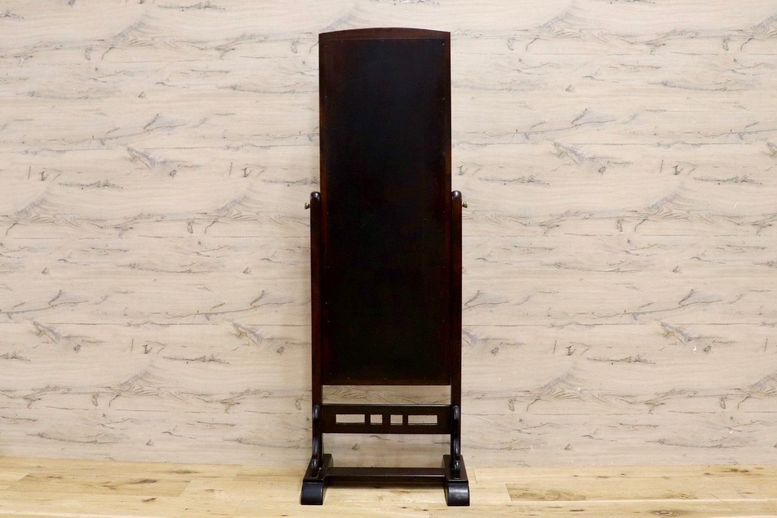 GMHK520○松本民芸家具 姿見 スタンドミラー 全身鏡 ミズメザクラ 民藝