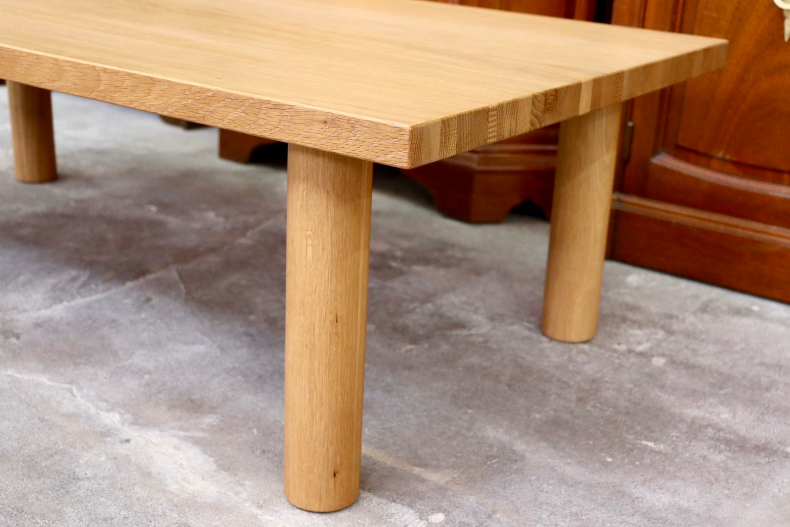 GMIK38B○無印良品 / MUJI オーク無垢材 パソコンデスク 作業台