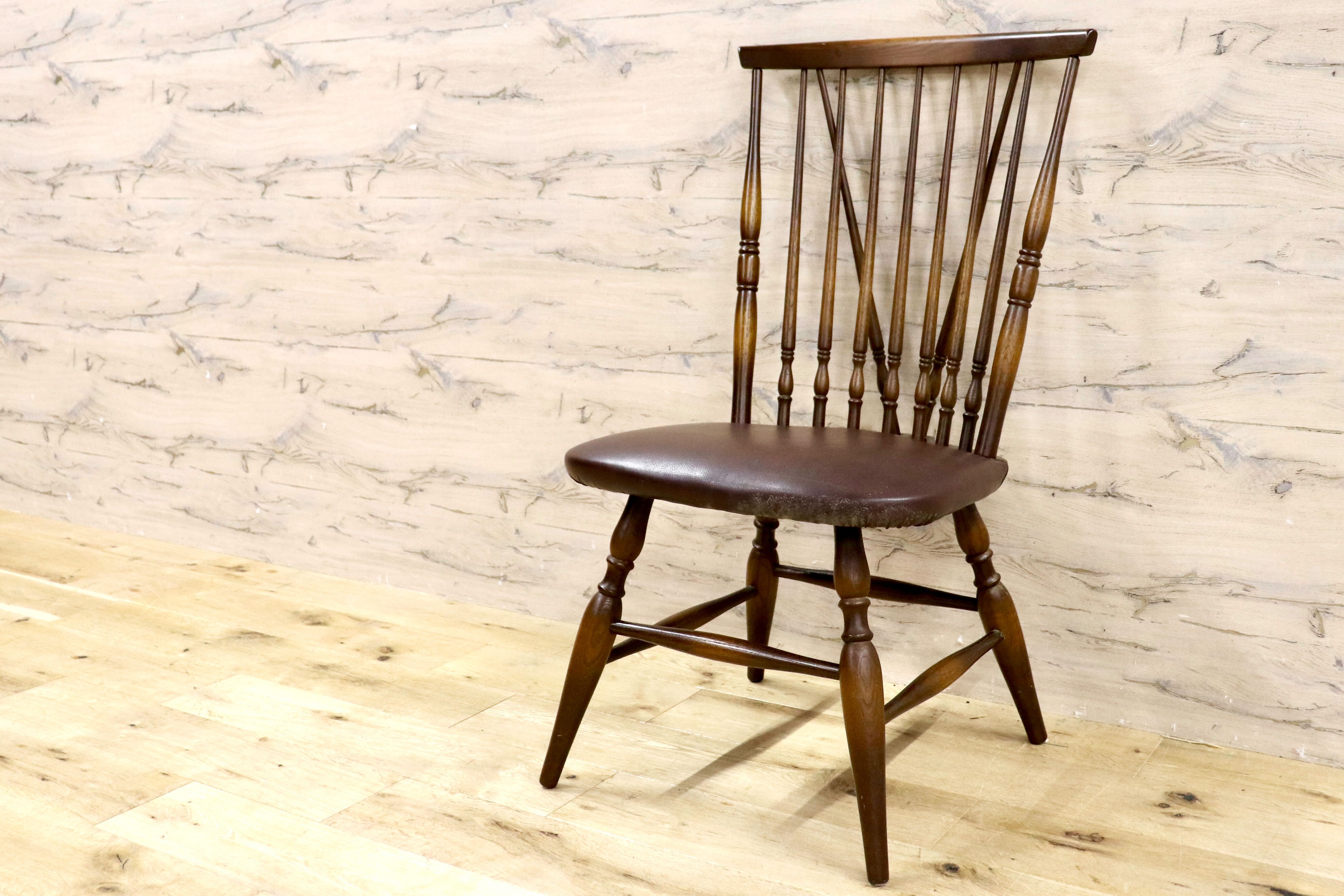 GMHH393B○飛騨産業 / HIDA キツツキ ダイニングチェアウィンザー