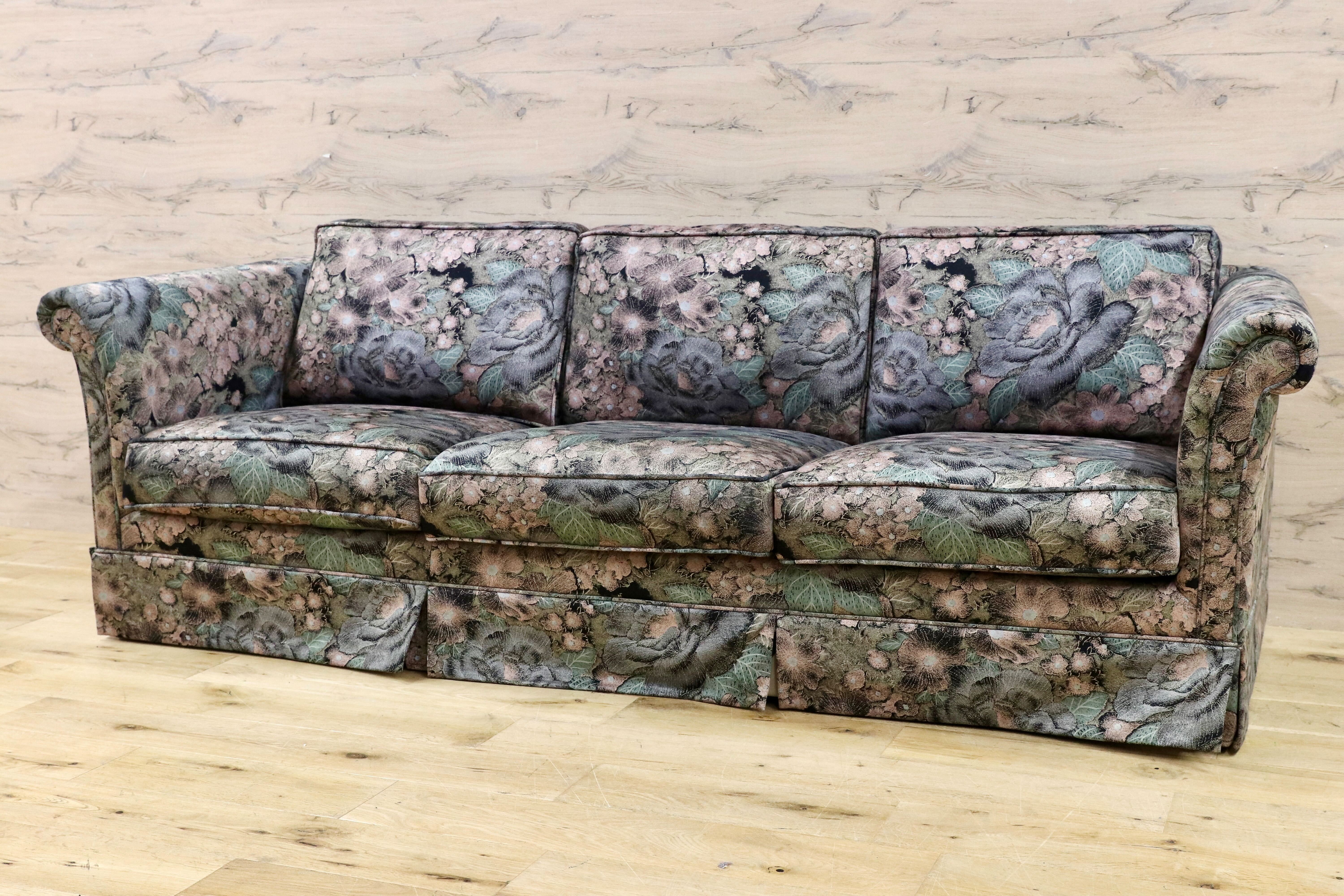 GMFK49○コスガ / KOSUGA 3人掛けソファ トリプルソファ 花柄