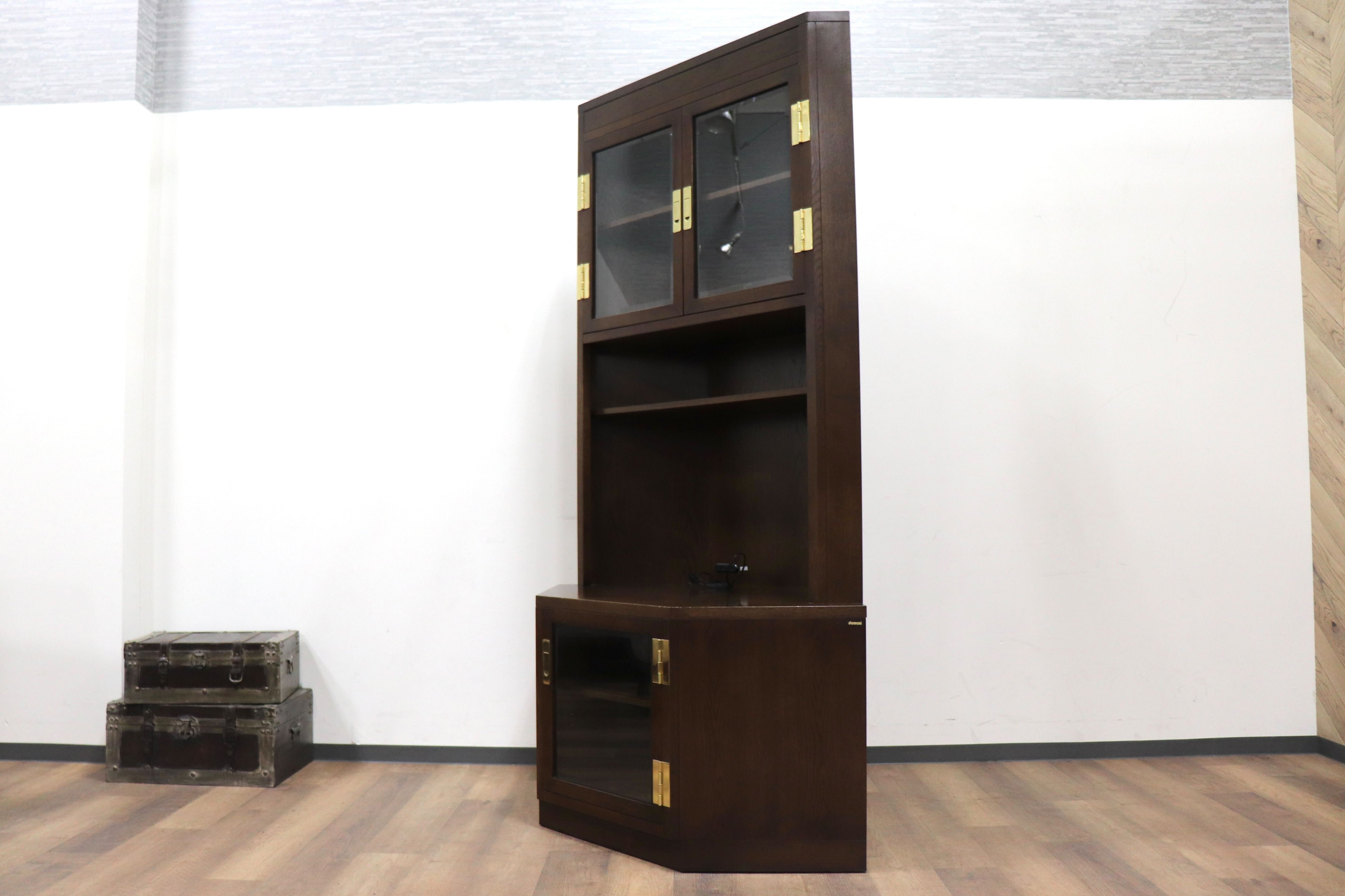 GMHH56○domani / ドマーニ モーガントン コーナーキャビネット 飾り棚