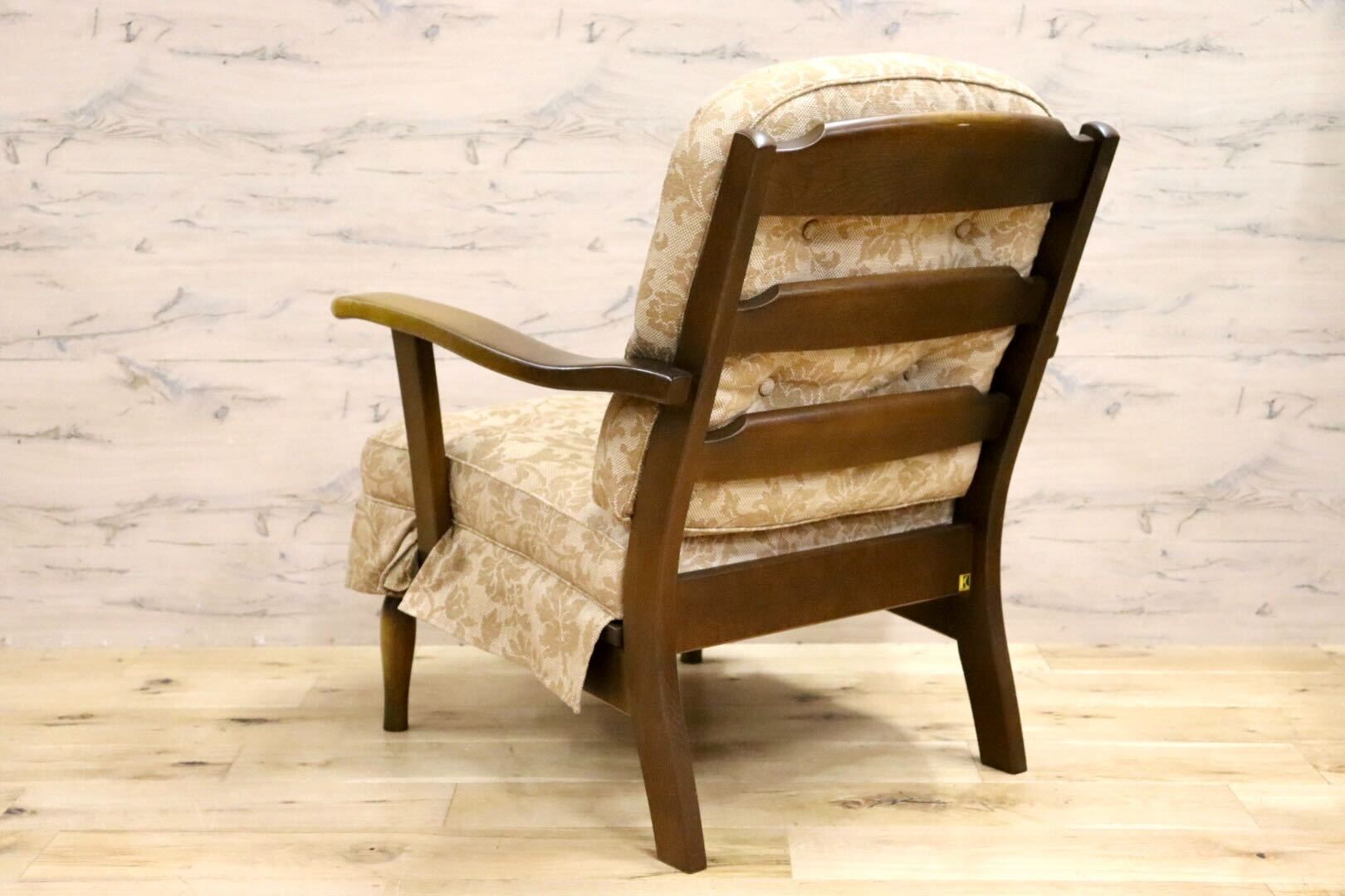 GMHS257B○飛騨産業 / HIDA キツツキ 穂高 アームチェア 1人掛けソファ